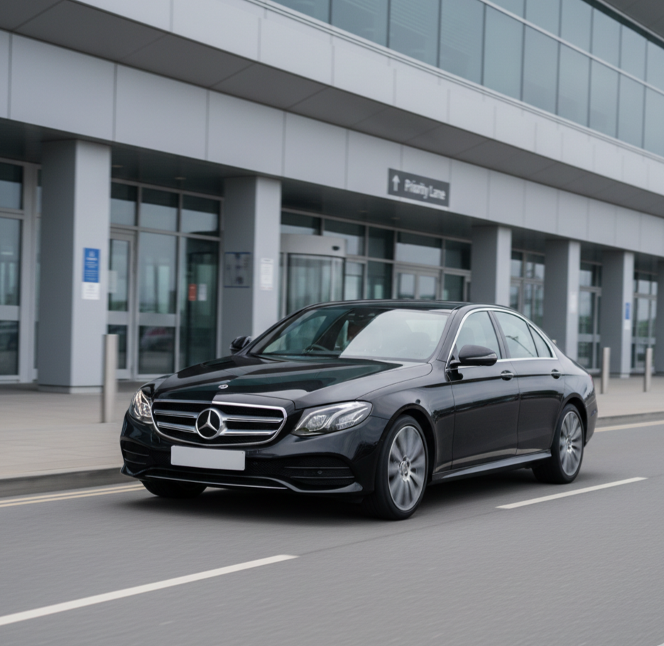 Mercedes E-Class luxury car